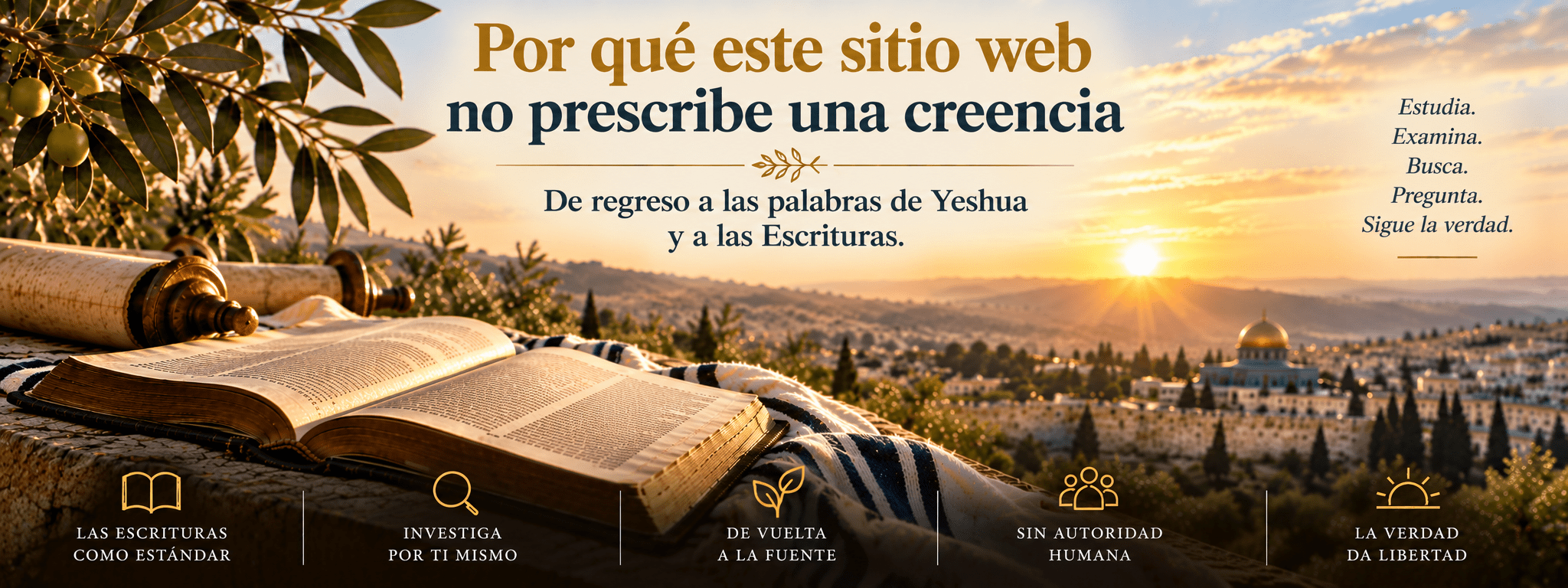Por qué este sitio web no le dice a la gente qué creer (Why this website Does Not Tell People What to Believe)
