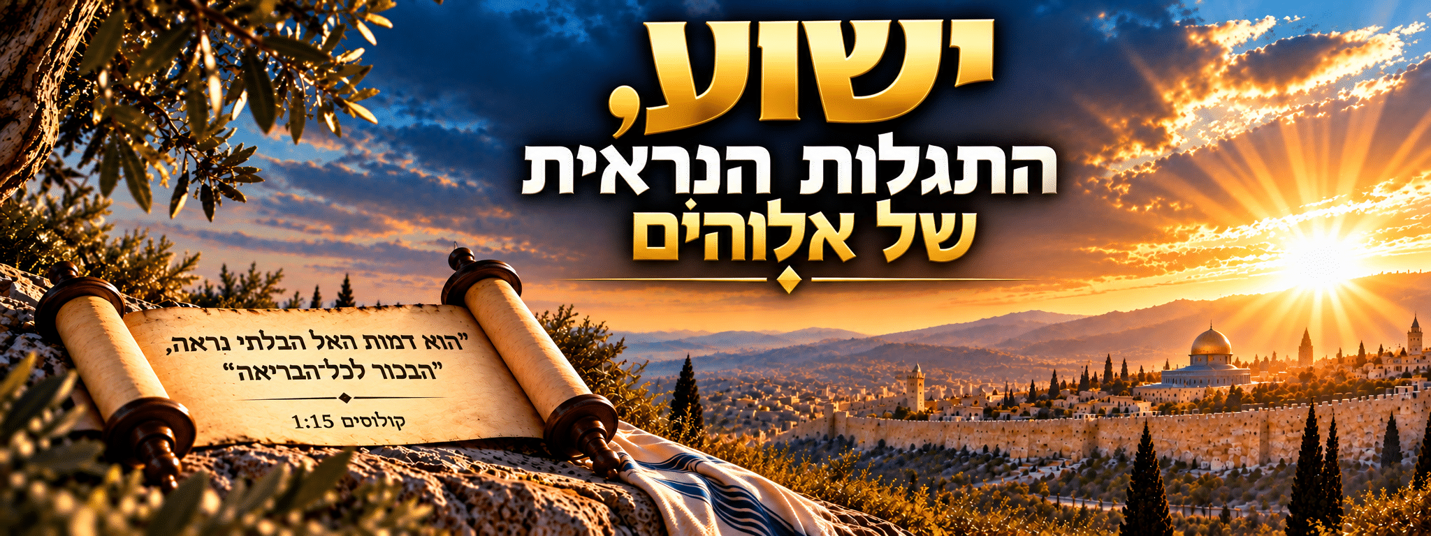 ישוע: ההתגלות הנראית של אלוהים (Yeshua: The Visible Revelation of God)