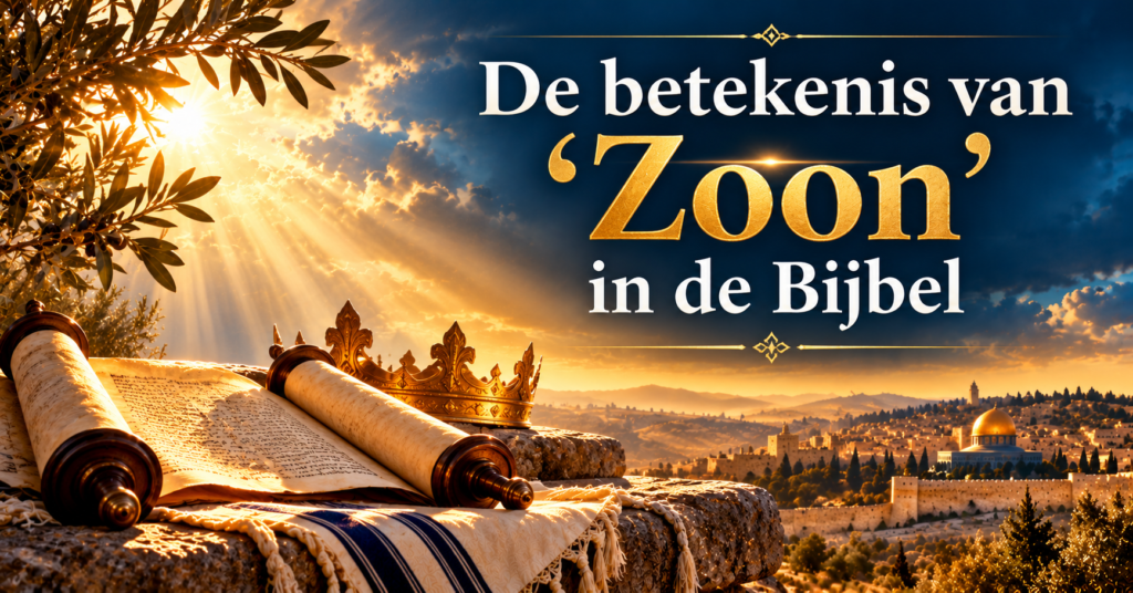 ned De betekenis van &lsquo;Zoon&rsquo; in de Bijbel